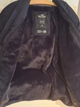 CHAQUETA HOLLISTER PELUCHE CAPUCHA