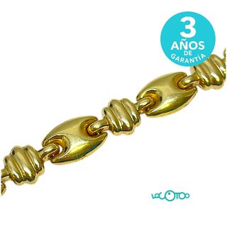 Pulsera Oro Amarillo 18K Eslabones