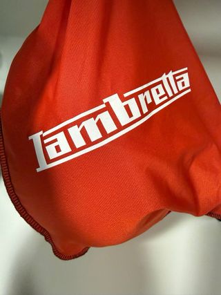 Casco Lambretta Scooter Marrón Pantalla Extra