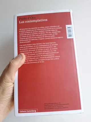 Lote 2 libros de Pablo d'Ors