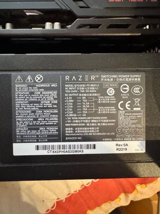 Razer Core X eGPU + RX 6600 8GB
