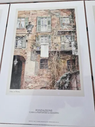 6 stampe tipografiche inizio '900