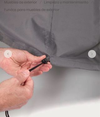 Funda para mueble exterior Kave Home gris