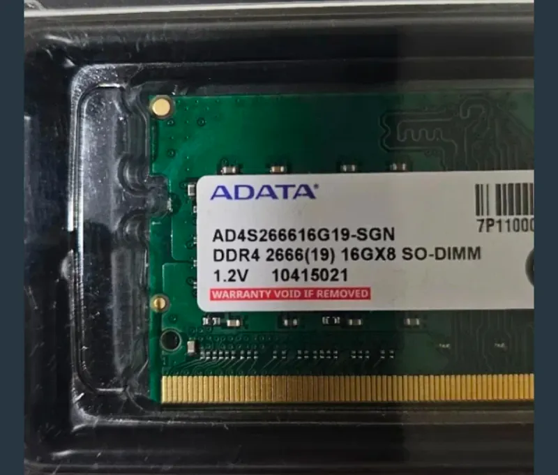 ADATA DDR4 16GB 2666MHz SO-DIMM PORTATIL