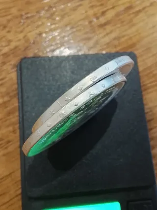 2 Monedas plata 50 Francos Franceses 1978