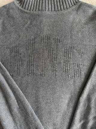 Jersey Mango cuello alto gris talla única