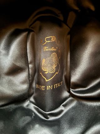 Cappello country beige con nastro marrone