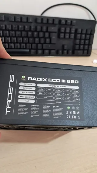 Fuentes de Alimentación Tecens 650W y B-Move 600W