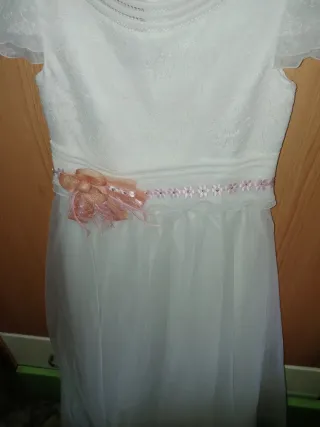Vestido blanco comunión niña