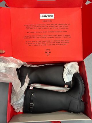 Botas Hunter Negras Nuevas