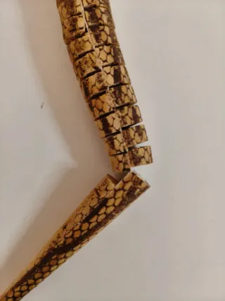 Coppia serpenti giocattolo in legno