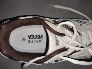 Scarpe da ginnastica YOUSM bianche e marroni