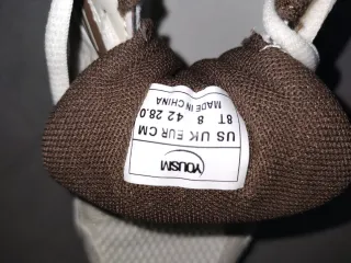 Scarpe da ginnastica YOUSM bianche e marroni