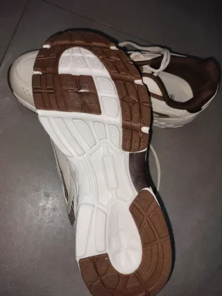 Scarpe da ginnastica YOUSM bianche e marroni