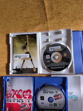 Juegos SingStar PlayStation 2 (4 Títulos)