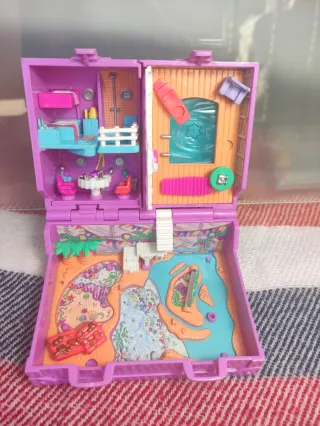 Maletín Polly Pocket Morado Fucsia