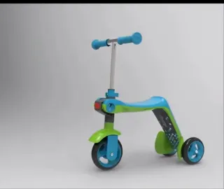 Patinete infantil 3 ruedas Smoby 2 en 1