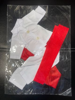 Conjunto artesanal San Fermín para muñeca