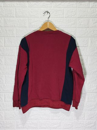 Felpa vintage Nike Reworked Borgogna Made in USA L