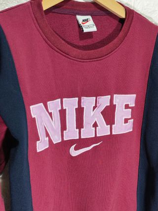 Felpa vintage Nike Reworked Borgogna Made in USA L