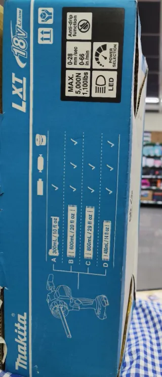 Makita DCG180Z LXT 18V Sellador Silicona