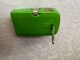 Linterna vintage verde