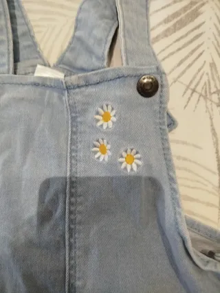 Vestido peto vaquero niña