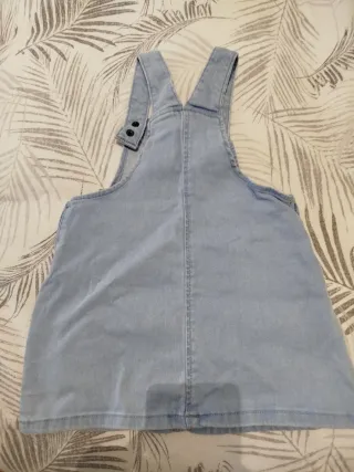 Vestido peto vaquero niña