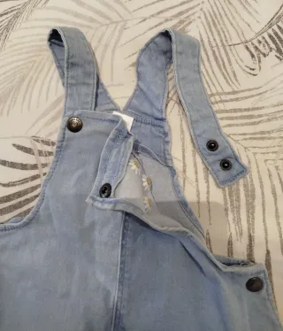 Vestido peto vaquero niña