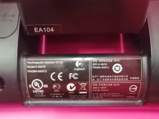 Altavoz Logitech S-00078 Negro