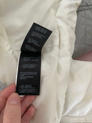 Cazadora nieve mujer The North Face Blanca