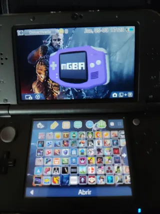 New Nintendo 3DS XL IPS arriba