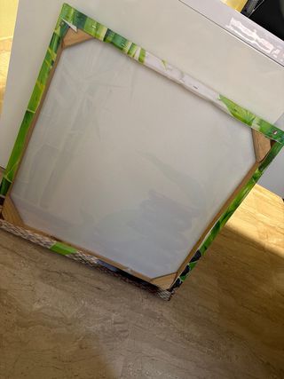 Cuadro Decorativo Bambú y Piedras