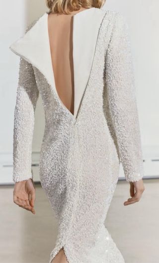 Vestido ZARA blanco L