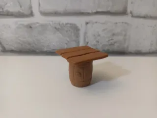 Bases Playmobil imitación madera bidones