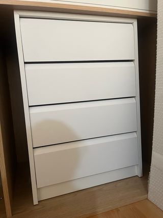 Cajonera blanca 4 cajones