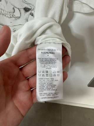 Alexander McQueen Camiseta Calaveras Talla S