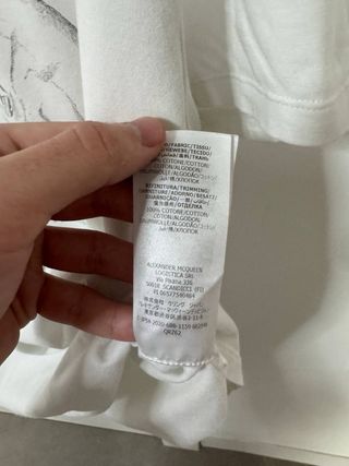 Alexander McQueen Camiseta Calaveras Talla S