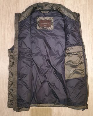 Chaleco Massimo Dutti Hombre Talla M Verde Oliva