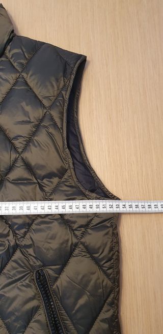 Chaleco Massimo Dutti Hombre Talla M Verde Oliva