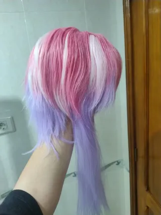 Peluca Anime Rosa y Morado