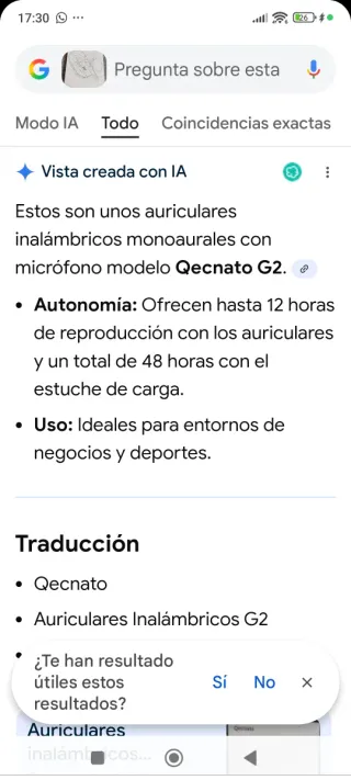 Auriculares inalámbricos negros