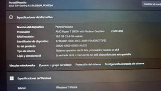 ASUS TUF Gaming A15 FA506QM Negro