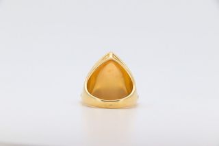 Anillo Sello Iluminati Oro 18k Circonitas