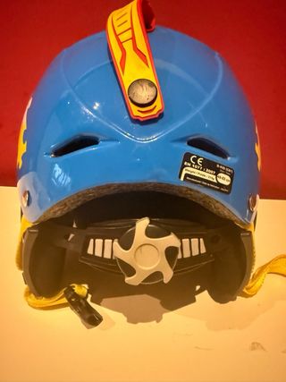 Casco de esquí infantil azul