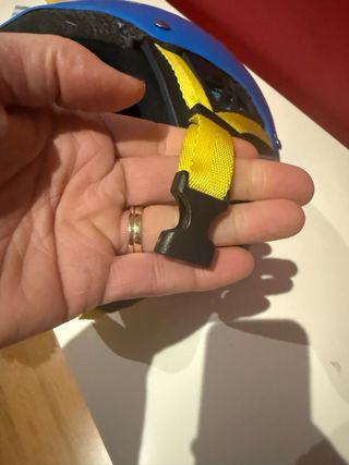 Casco de esquí infantil azul