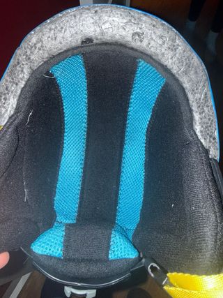 Casco de esquí infantil azul