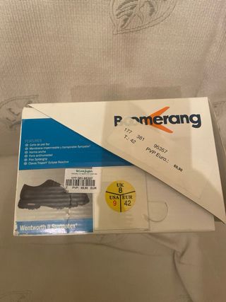 Zapatos Boomerang de golf Hi-Tec negros T42