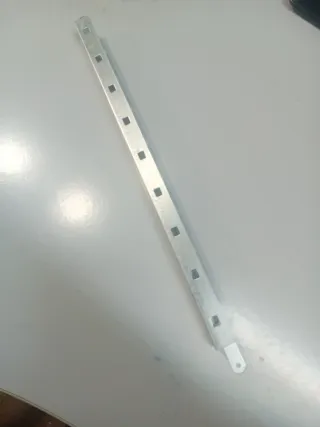 Placa fijación acero 412x20,2