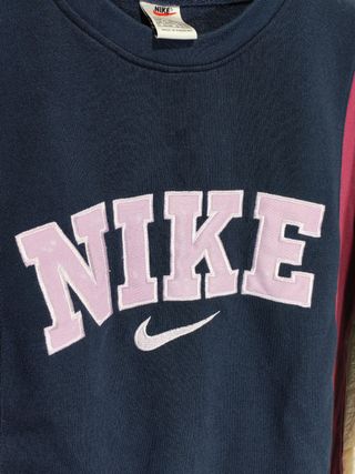 Felpa Nike Vintage Reworked Blu Navy L